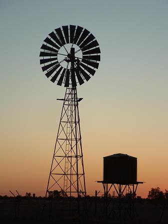 Outback sunset