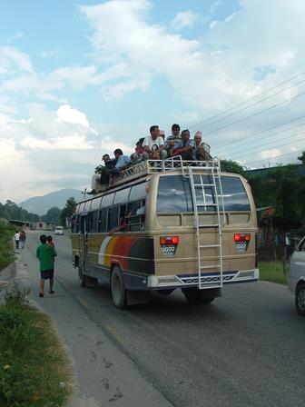 Nepalese bus